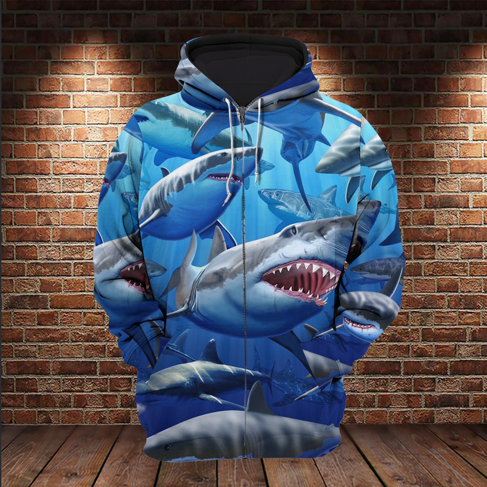 Shark Ocean Animal 3D All Over For Shark Lovers