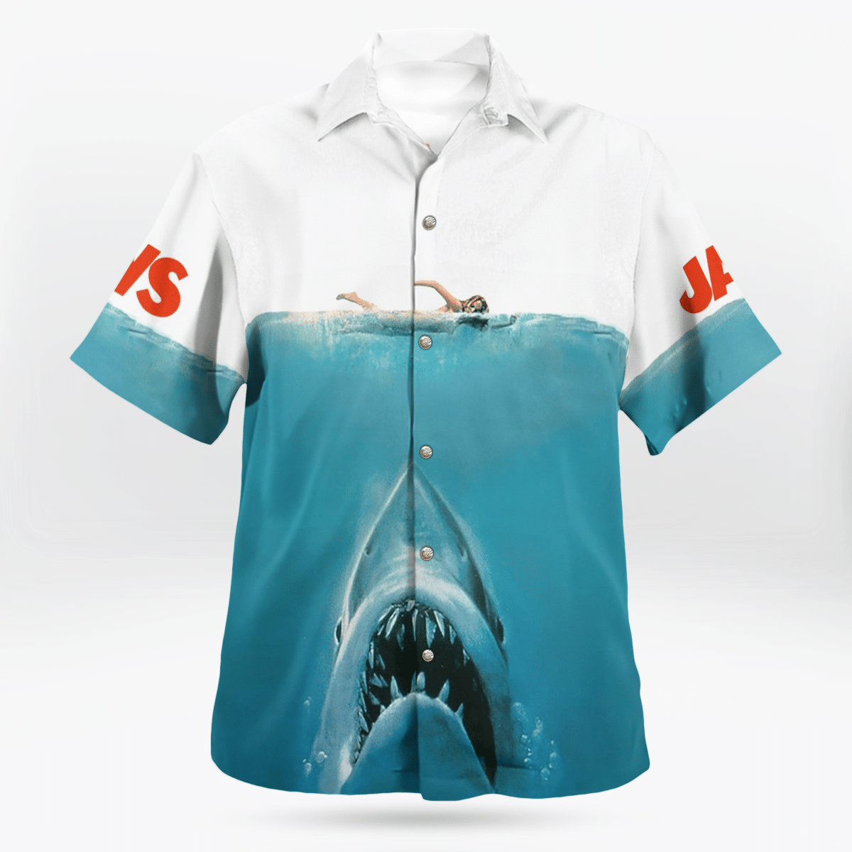 Jaws Thriller Film Shark Ocean Hawaiian Shirt