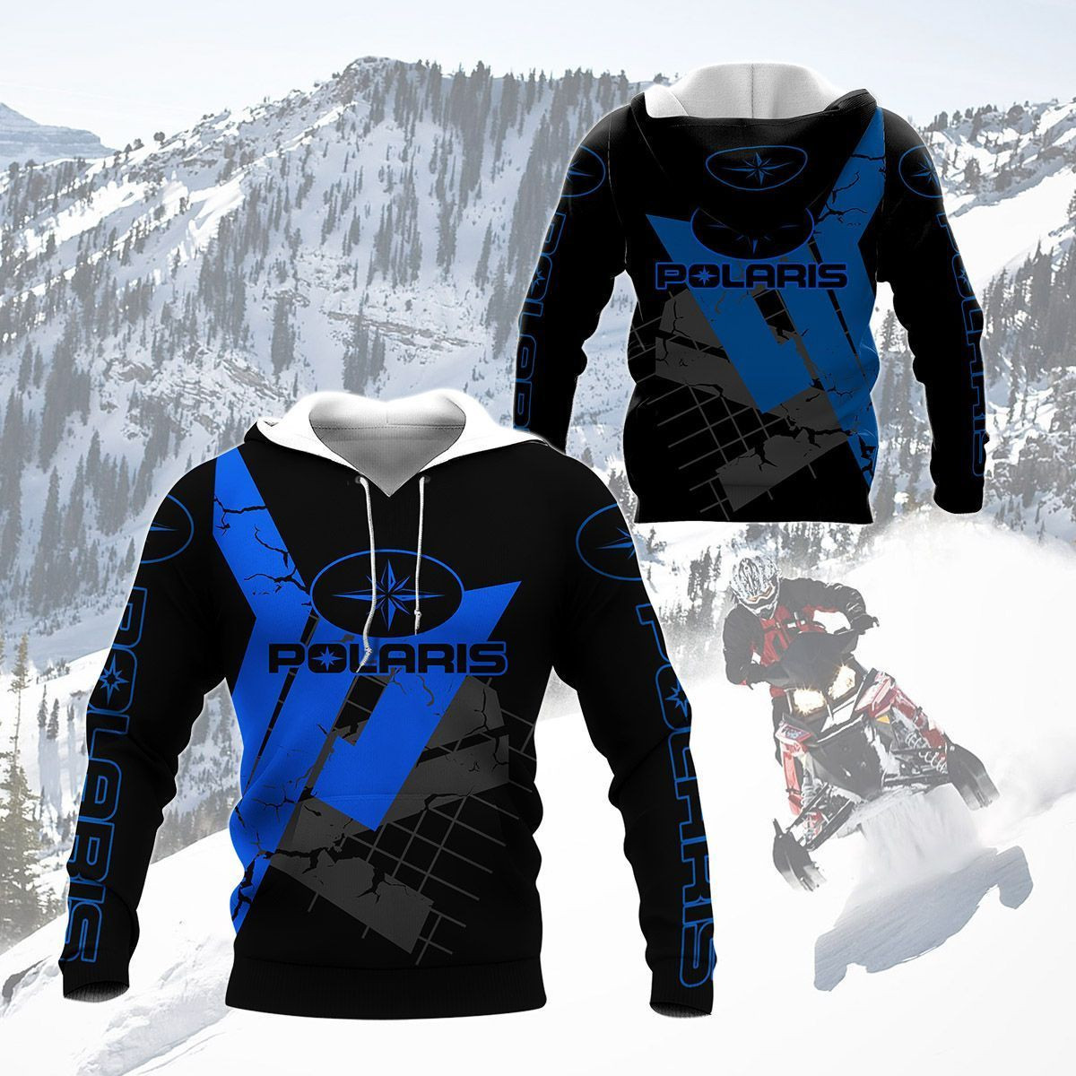 3D All Over Printed Polaris Shirts Ver4 (Blue)