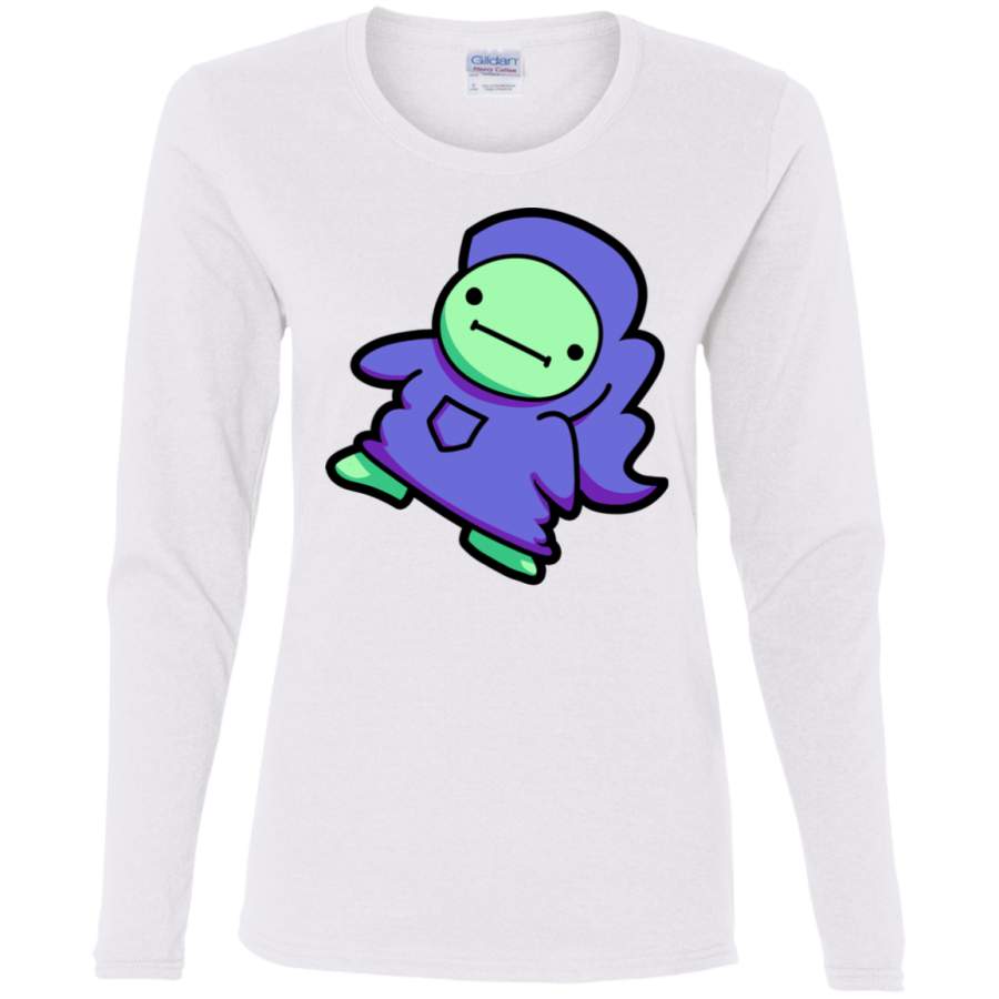 GingerPale Icon Ladies’ Cotton LS T-Shirt