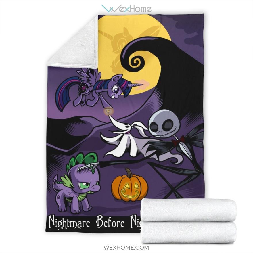 Cute Nightmare Before Christmas Creatures Premium Blanket