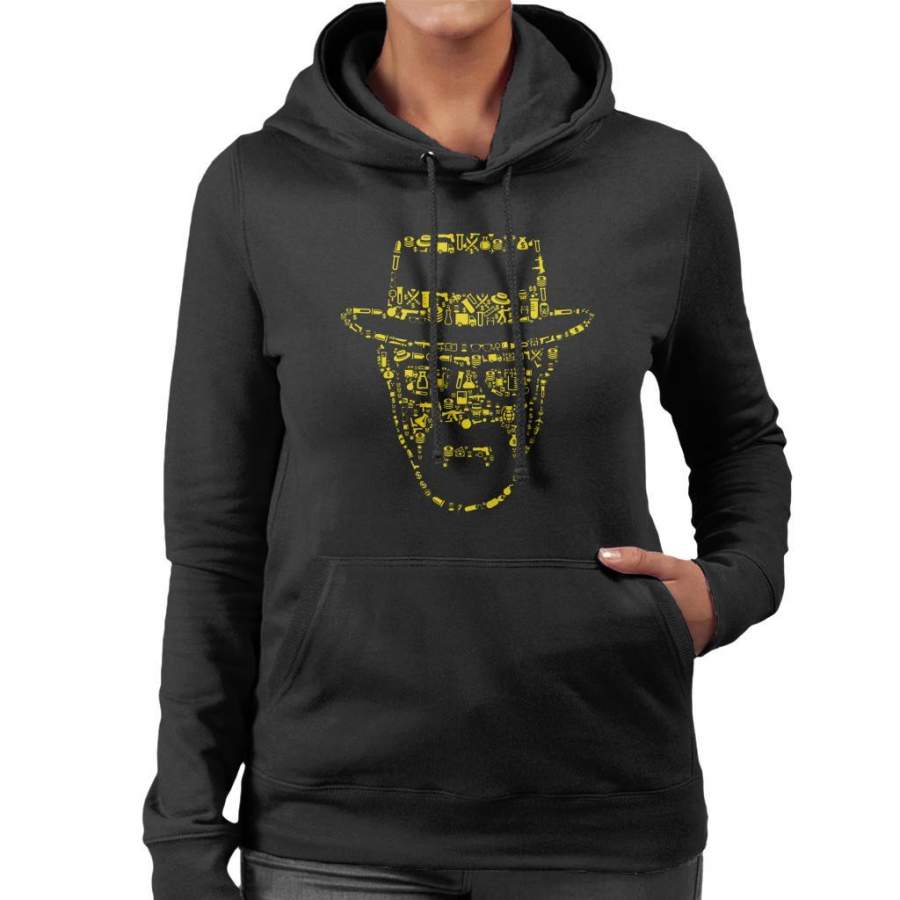 Breaking Bad Heisenberg Collage Women’s Hooded Sweatshirt