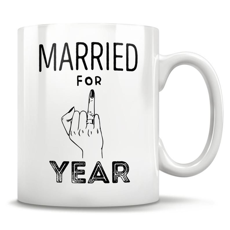 1St  Anniversary Mug, 60Th Anniversary Gift For Husband& Wife, Her Or Him, Couple, Gift For 1 Year Anniversary, 1St Year Marriage