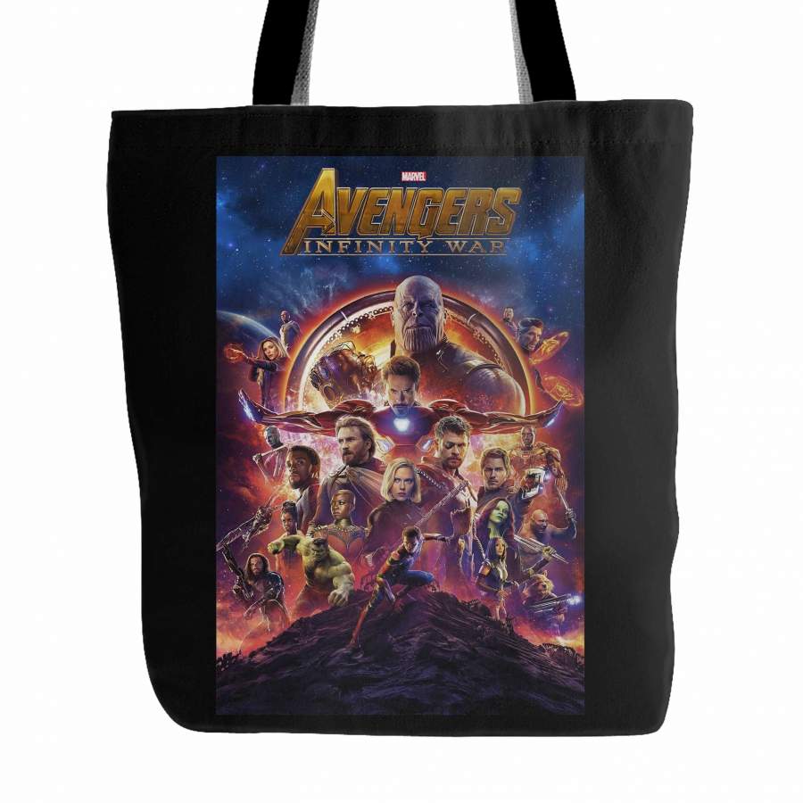 Avengers Infinity War Poster Tote Bag