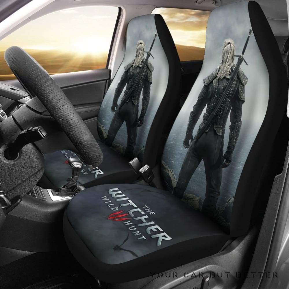 The Witcher 3: Wild Hunt Car Seat Covers Geralt Gaming 3D 155026