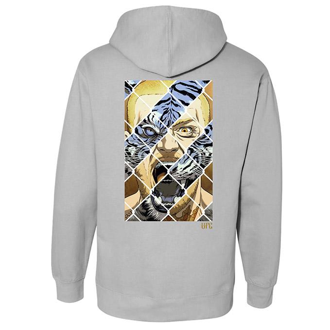 Ufc Conor Mcgregor Tiger Eyes Zip-Up Hoodie – Stone Heather