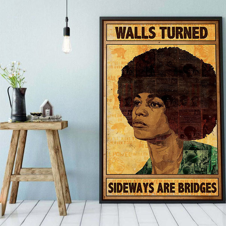 Black African Custom Canvas Colorful Afro Art Print Poster Art Prints Afro Queen Black Men Artistic Bedroom Wall Decor