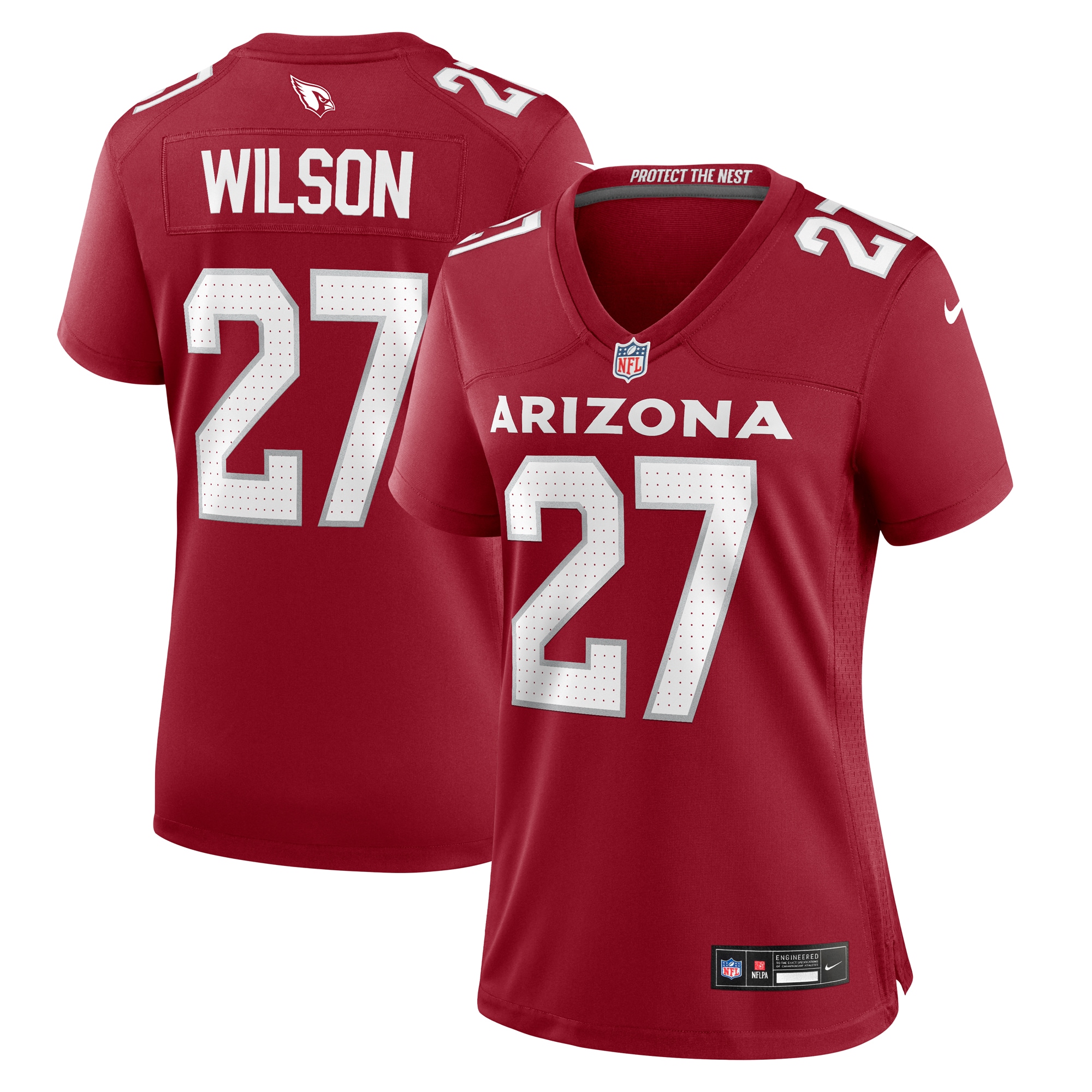 Women’s Arizona Cardinals Divaad Wilson  Cardinal Team Game Jersey