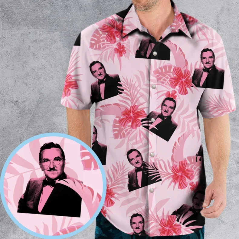 The Andy Griffith Show Pink Pattern Hawaiian Shirt