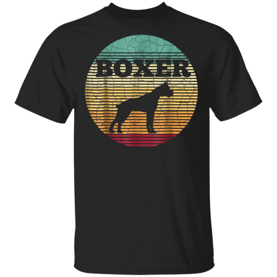 Boxer Mom Retro Vintage Tshirt  Boxer Dad Boxer Dog Gifts