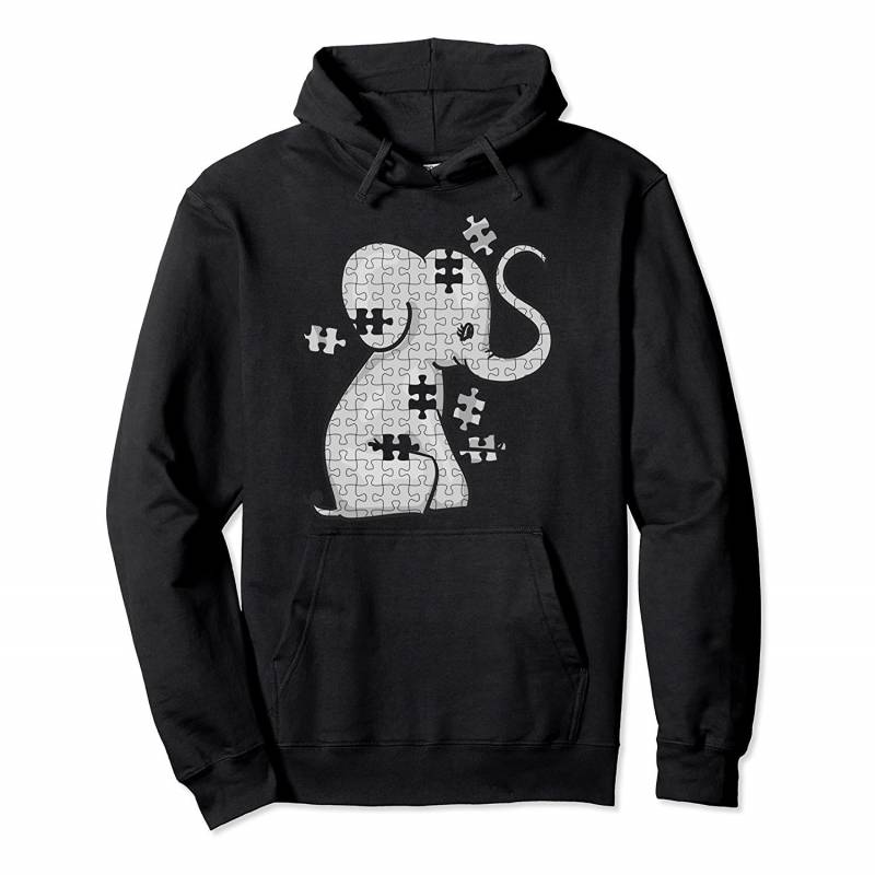 Autism Awareness Puzzle Elephant Hoodie – Perfect 2018 Gift