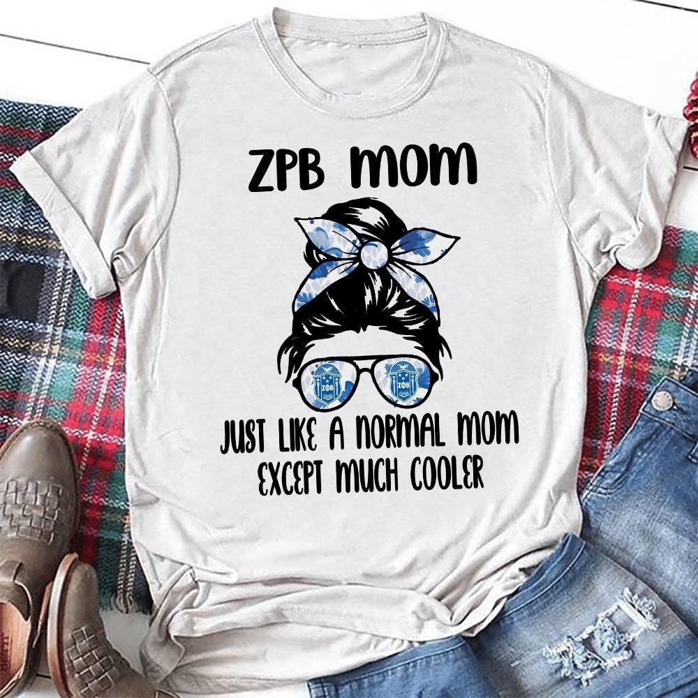 Sorority Tshirt – Zeta Phi Beta Mom Ver2 Tshirt