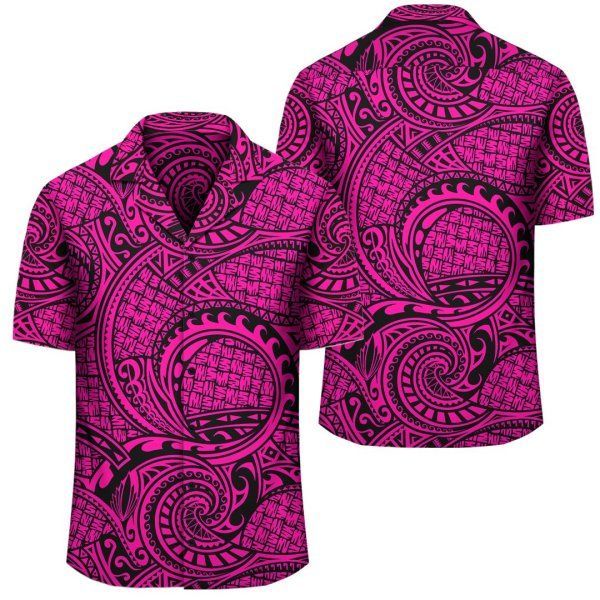 Polynesian Maori Lauhala Pink Hawaii Ha23327