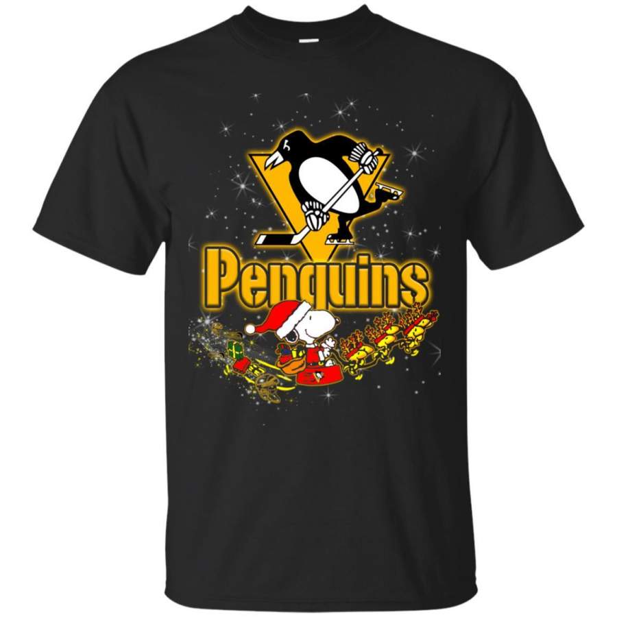 Snoopy Christmas Pittsburgh Penguins T-Shirt