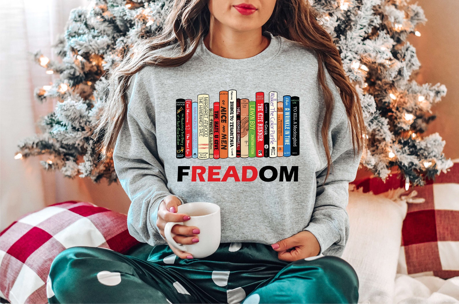 Banned Books Sweatshirt 2D Crewneck Sweatshirt All Over Print Sweatshirt For Women Sweatshirt For Men Sws5018