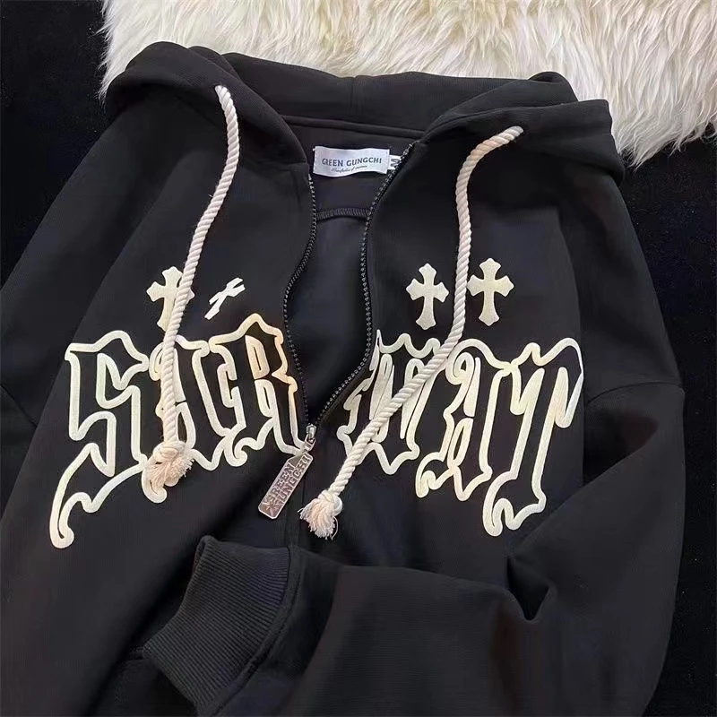 Women Hoodies Menzip hoodie Harajuku Long Sleeve Pullover Hooded Sweatshirts Kawaii Korean Fashion Jacket Women Streetwear Y2K alx