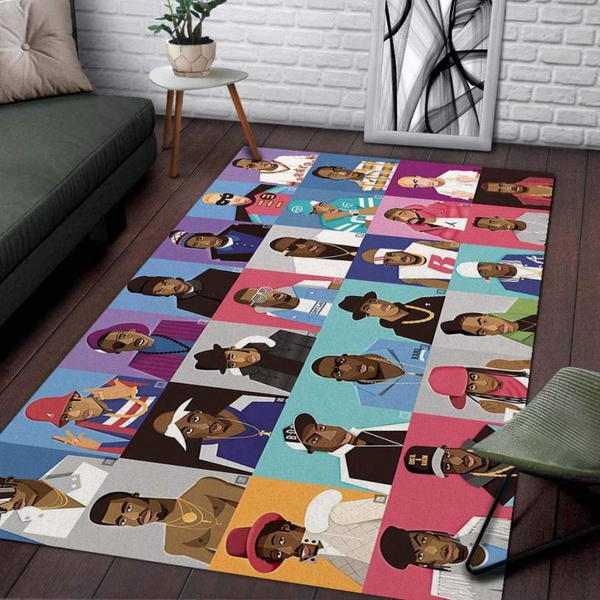 Hiphop Characters Christmas Gift – Area Rug Floor Decor