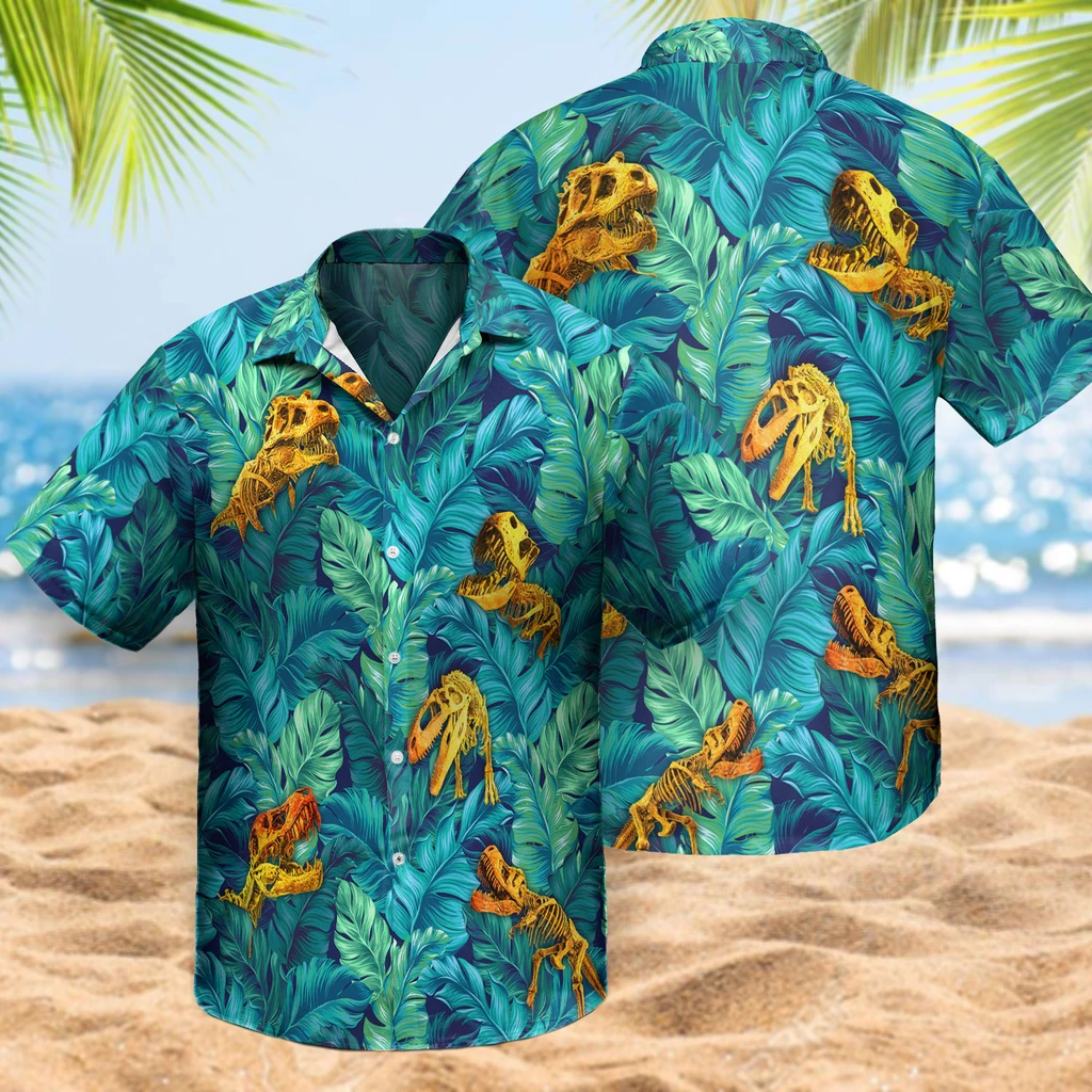 Tropical Dinosaur Hawaii Shirt Ha27983