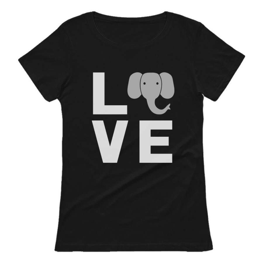 Love Elephants Be Kind To Elephants Animal Lover Women T-Shirt