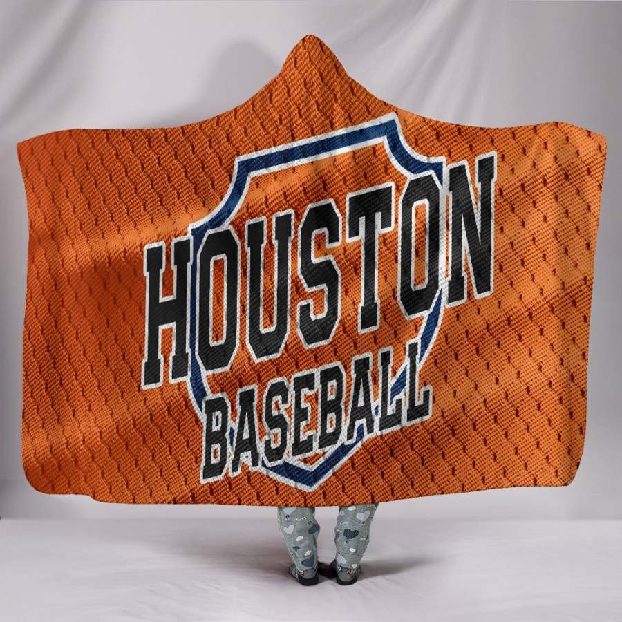 Houston Astros Unofficial Icon Baseball Jersey Hoodie Blanket