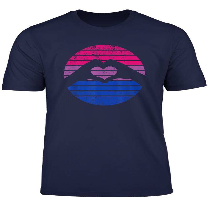 Vintage Bisexual Love Pride Flag T Shirt