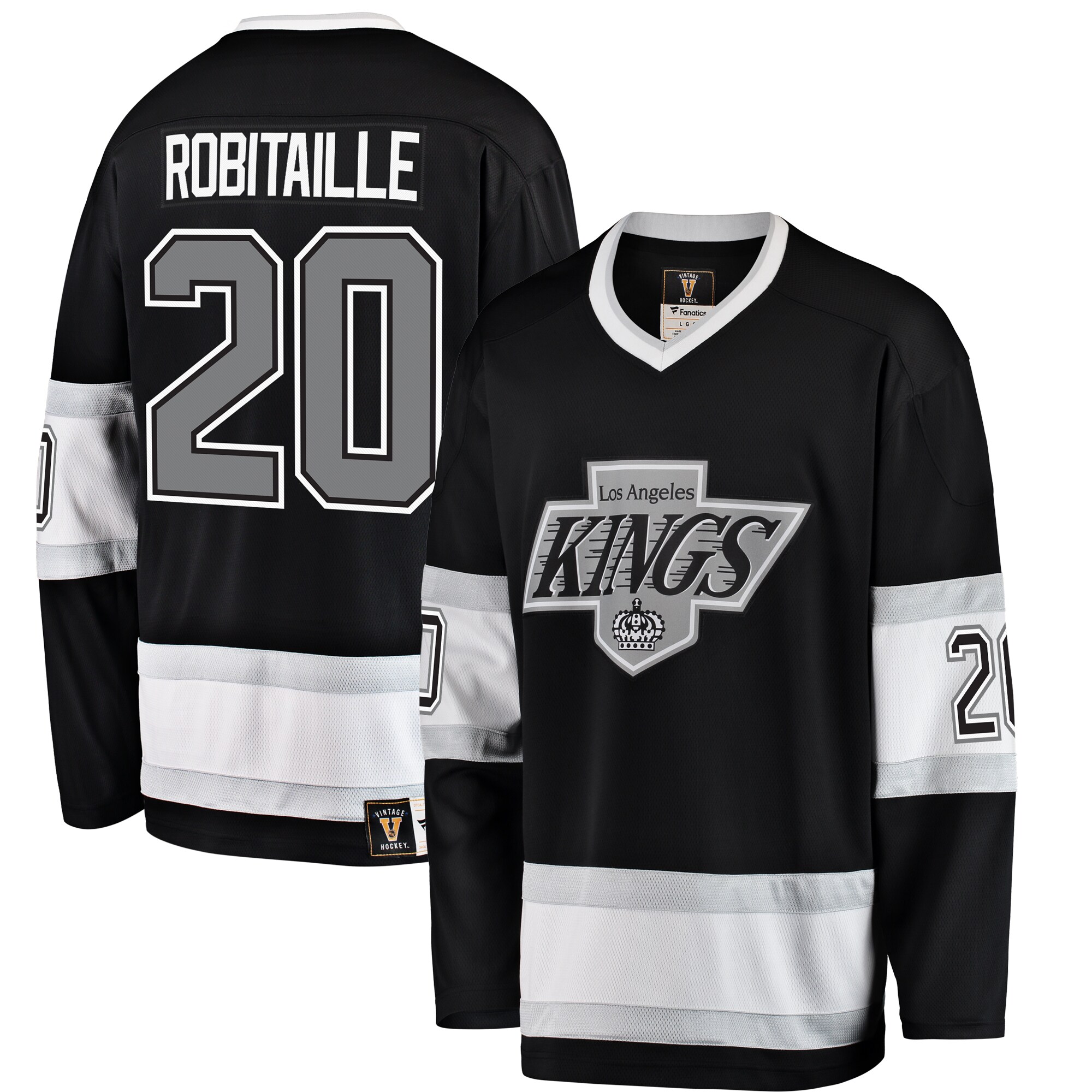 Luc Robitaille Los Angeles Kings Branded Premier Breakaway Retired Player Jersey – Black