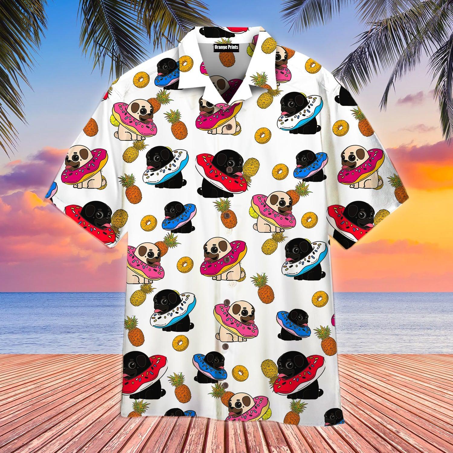 Funny Pug Pineapple Connection Hawaii Shirt For Men Women Ha6440