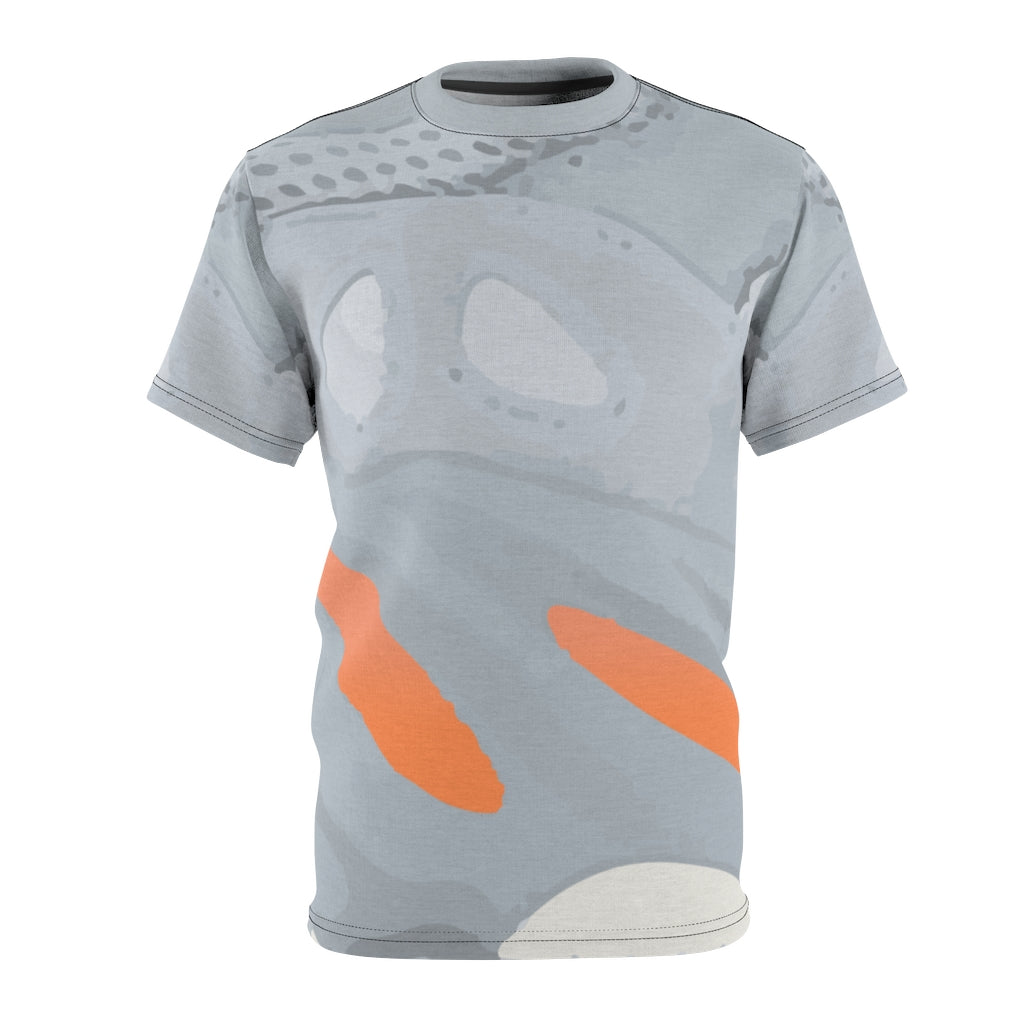 Yeezy Boost 700 Inertia All Over Print Sneaker Colorway Matching T-Shirt, Yeezy Boost Inertia Shirt, Yeezy 700 Inertia T-Shirt, Cut&Sew Contours V1