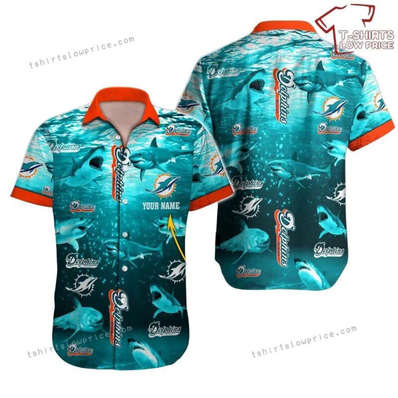 Miami Dolphins Nfl Hawaii Shirt Nfl Football Personalized Hawaiian Shirt Man