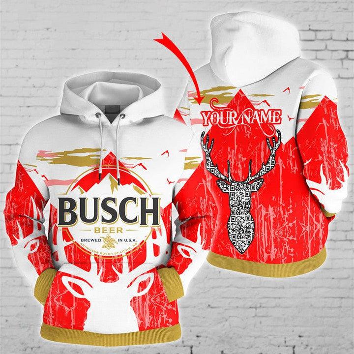 Personalized Busch Beer Hoodie