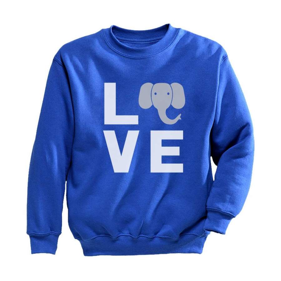 Love Elephants Be Kind To Elephants Toddler/Kids Sweatshirt