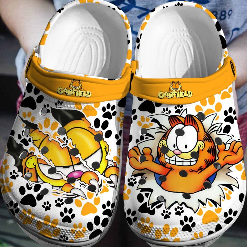 Garfield Crocs Crocband Clogs Shoes Comfortable for men women kids