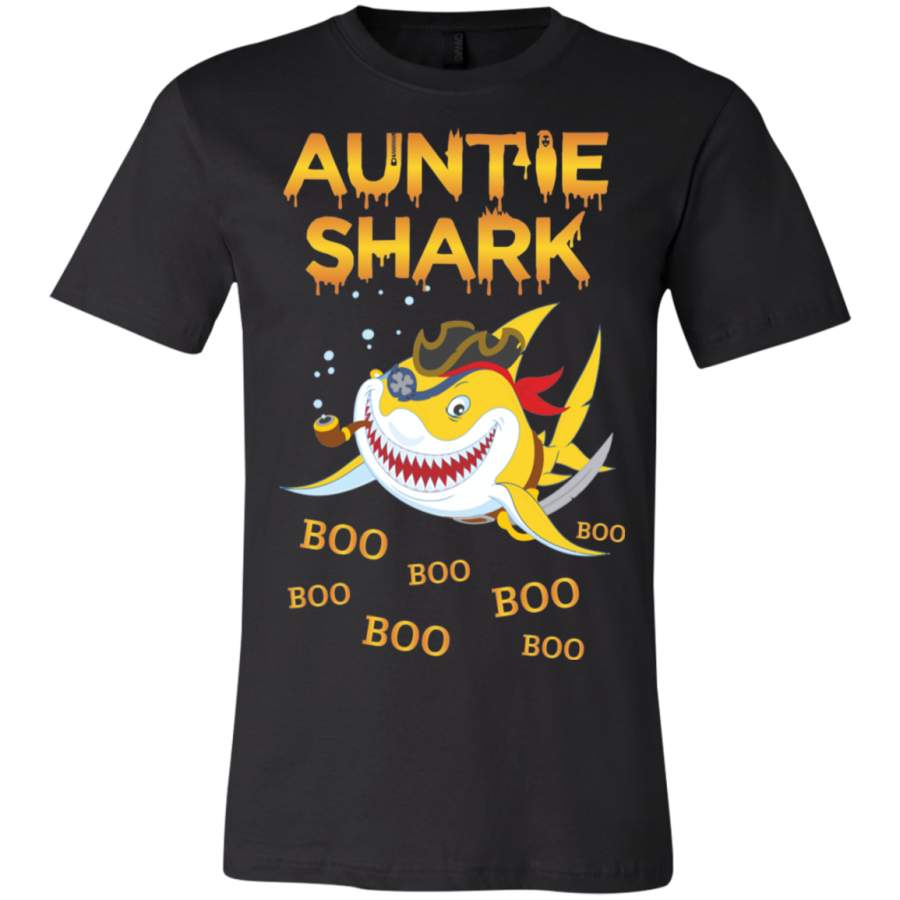 AGR Untie Shark Boo Boo Boo Pirate Shark Halloween T-Shirt  USA