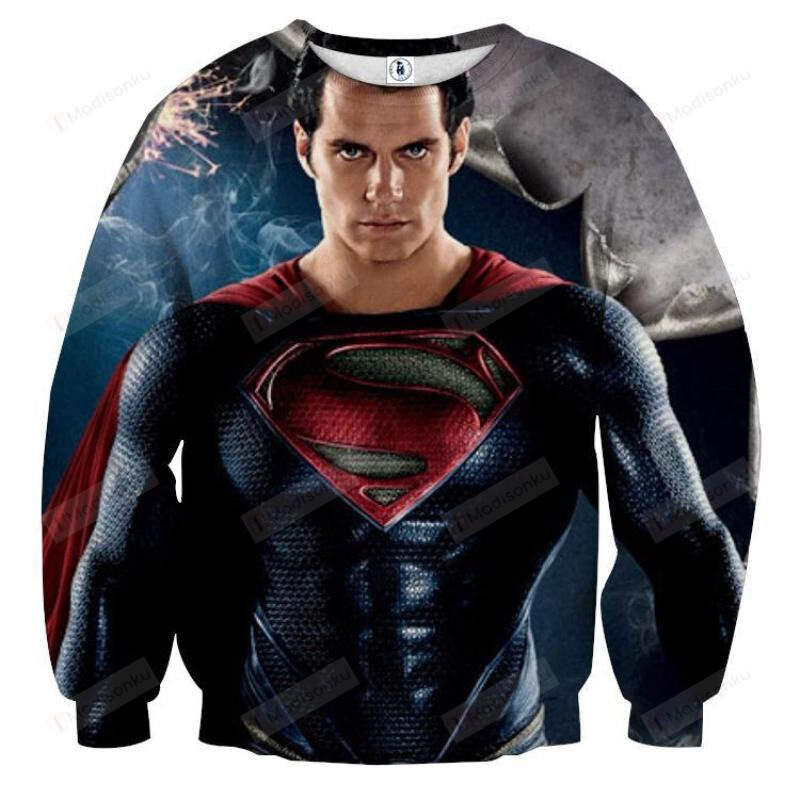 Superman Kryptonian Wonder Ugly Christmas Sweater, All Over Print Sweatshirt