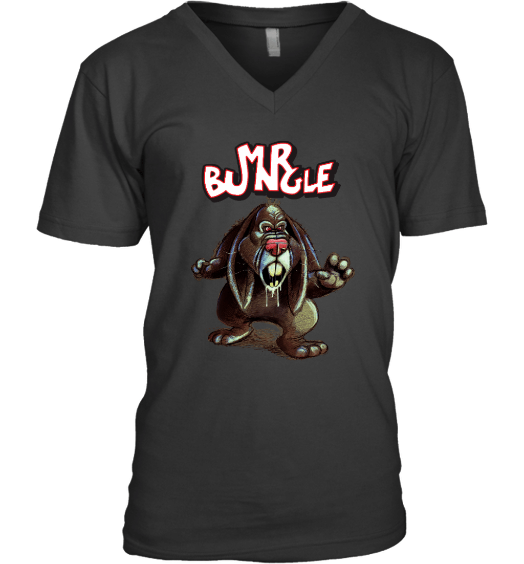 SUNRAIN Men’s Mr Bungle Aging Wrath Of The Easter Bunny VNeck