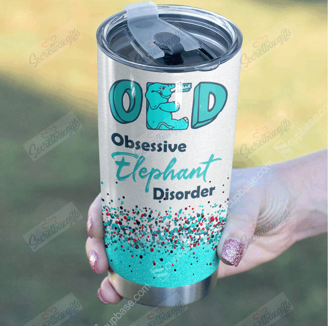 Personalized Oed Obsessive Elephant Disorder Gs-Cl-Ml3003 Stainless Steel Tumbler Customize Name, Text, Number