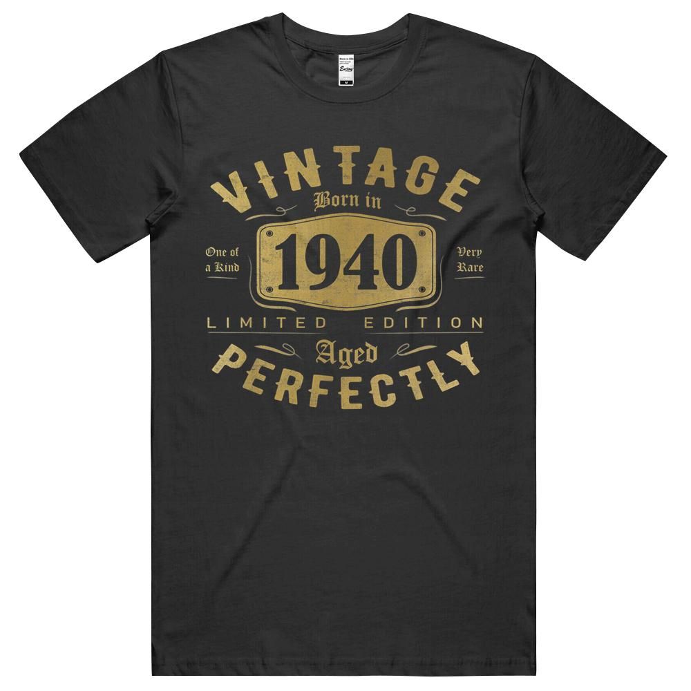 81th Birthday Gifts For Women Men 81 Year Old Vintage 1940 T-shirt