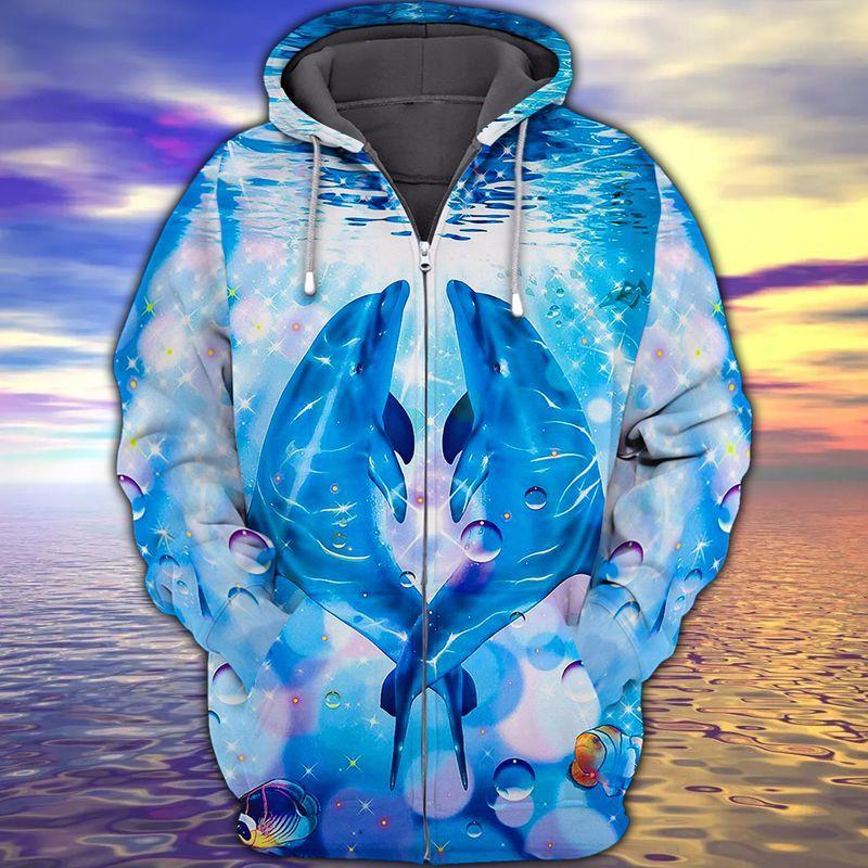 Dolphin Couple 3D All Over Print | For Men & Women | Adult | Hp1029