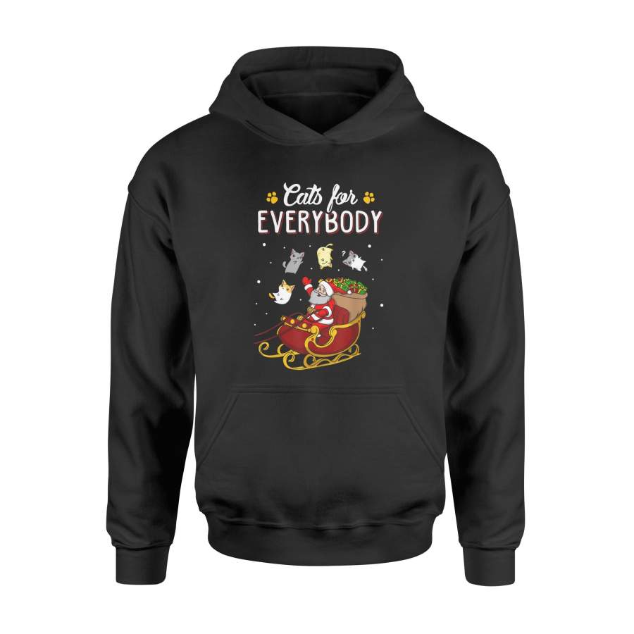 Cats For Everybody Christmas Cute Cat Lover T-shirt – Standard Hoodie