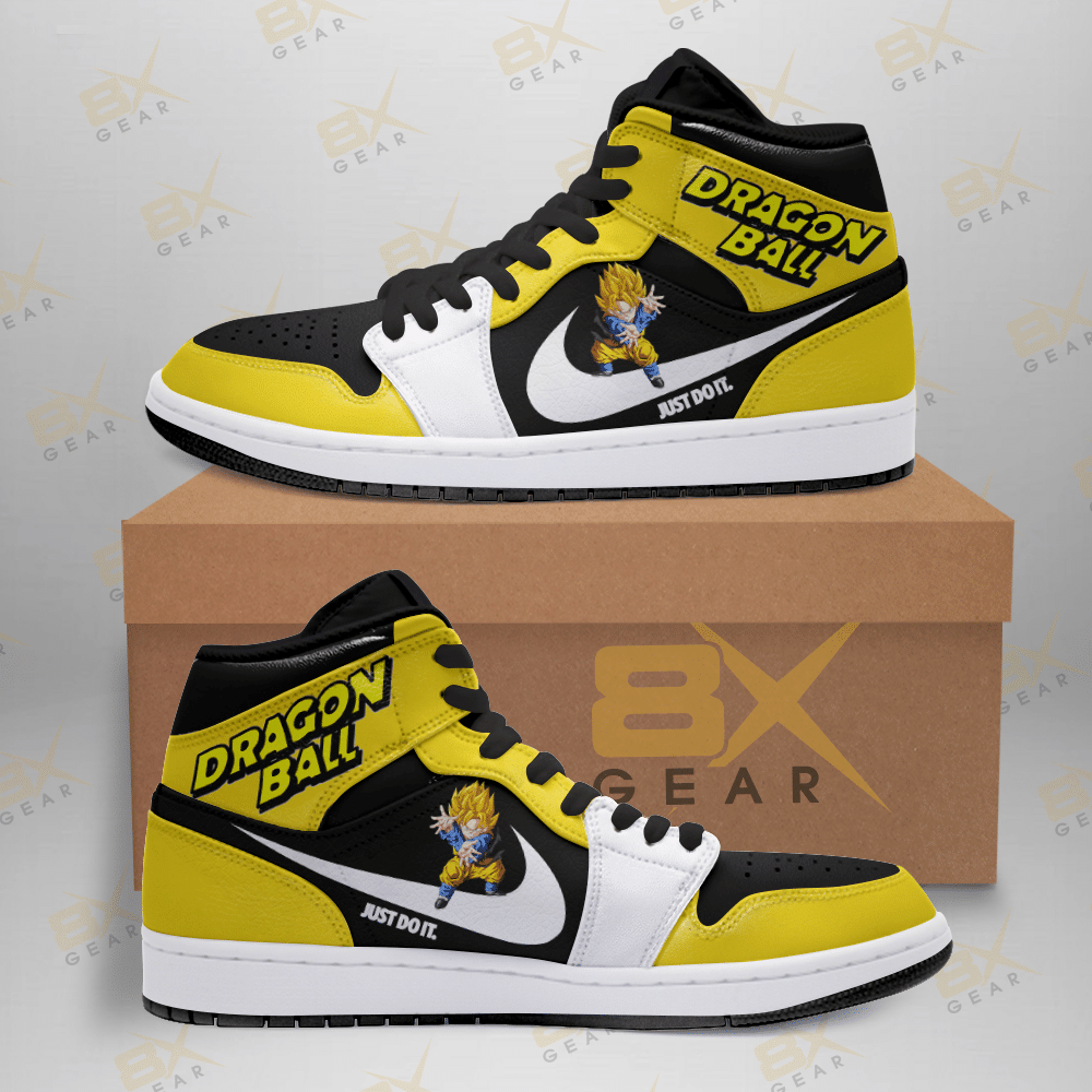 Super Saiyan Goten Jordan Gift For Dragon Ball Anime Air Jordan Shoes Sport Sneakers