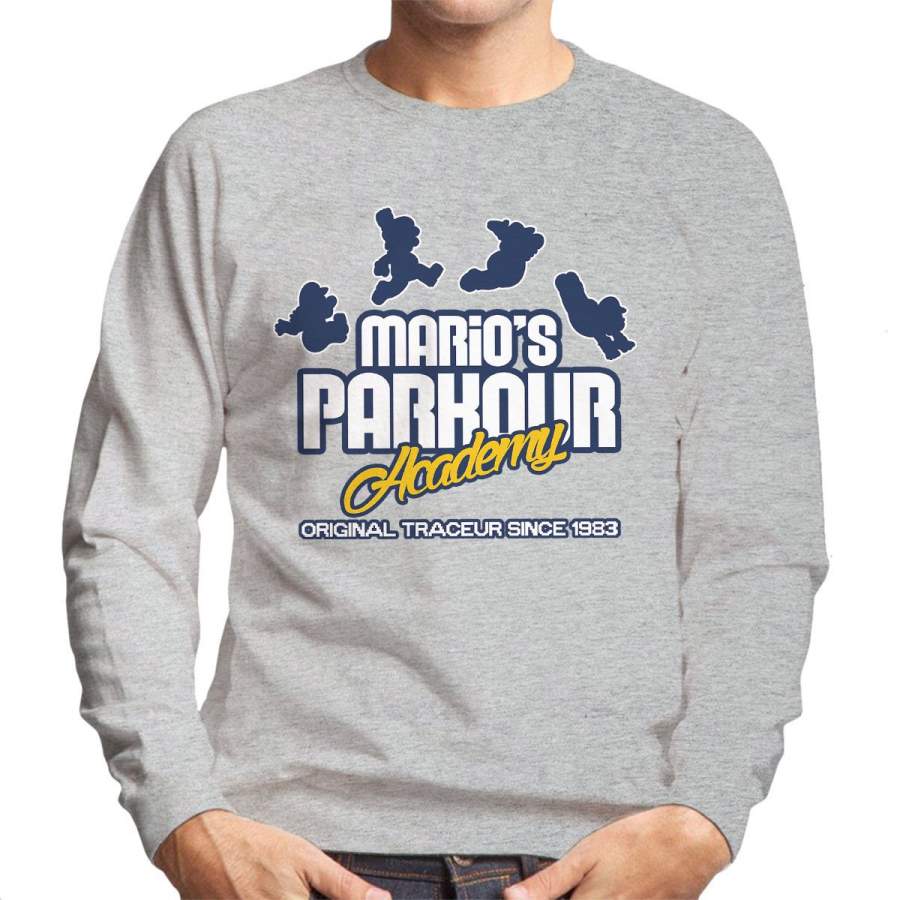 Super Mario Odyssey Parkour Academy Men’s Sweatshirt