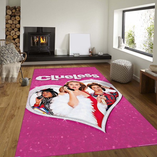 Clueless Pink Rug, Living Room Rug – Home Decor  Floor Decor