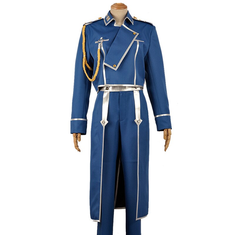 Anime Fullmetal Alchemist Cosplay Roy Mustang Costume Women Men Army Uniform Halloween Carnival Paryt Suit alx