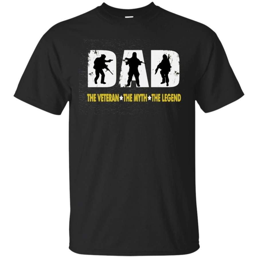 AGR Dad The Man The Myth The Legend for Veterans Father T-shirt