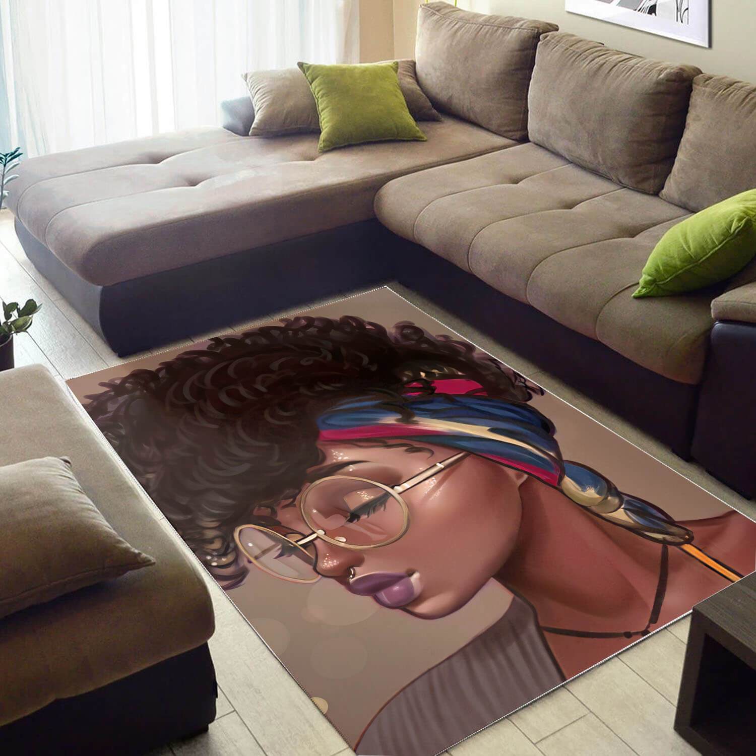 Afrocentric Rugs Pretty Afrocentric Lady African Print Carpet African Themed Rooms Ideas WBG15733