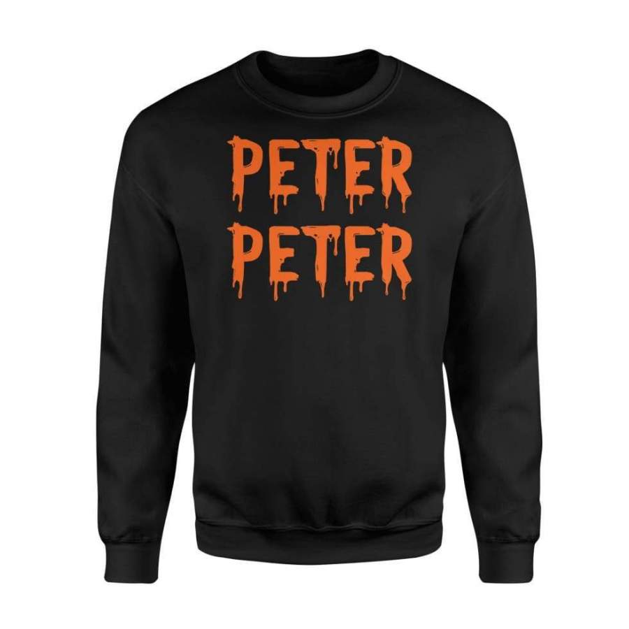 Peter Peter Pumpkin Eater Couples Halloween Costume Halloween Costume Graphic Design Digital Printed Shirt – Standard Fleece Sweatshirt