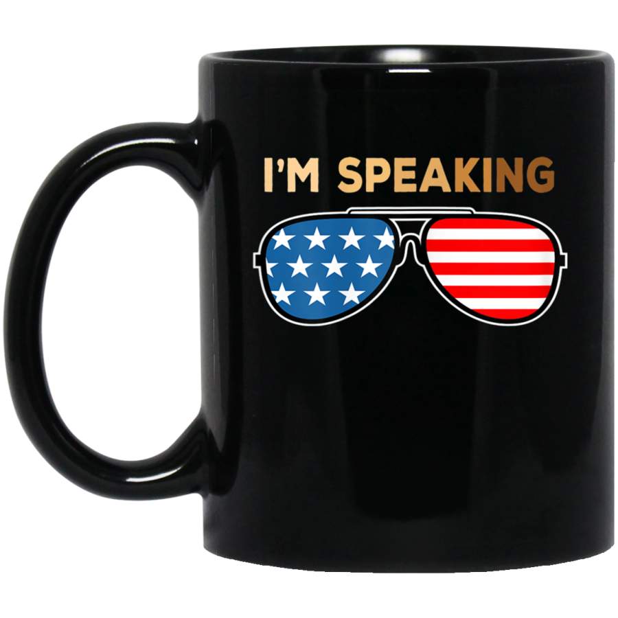 Womens Melanin IM Speaking Im speaking sun glasses men women gift  Mug