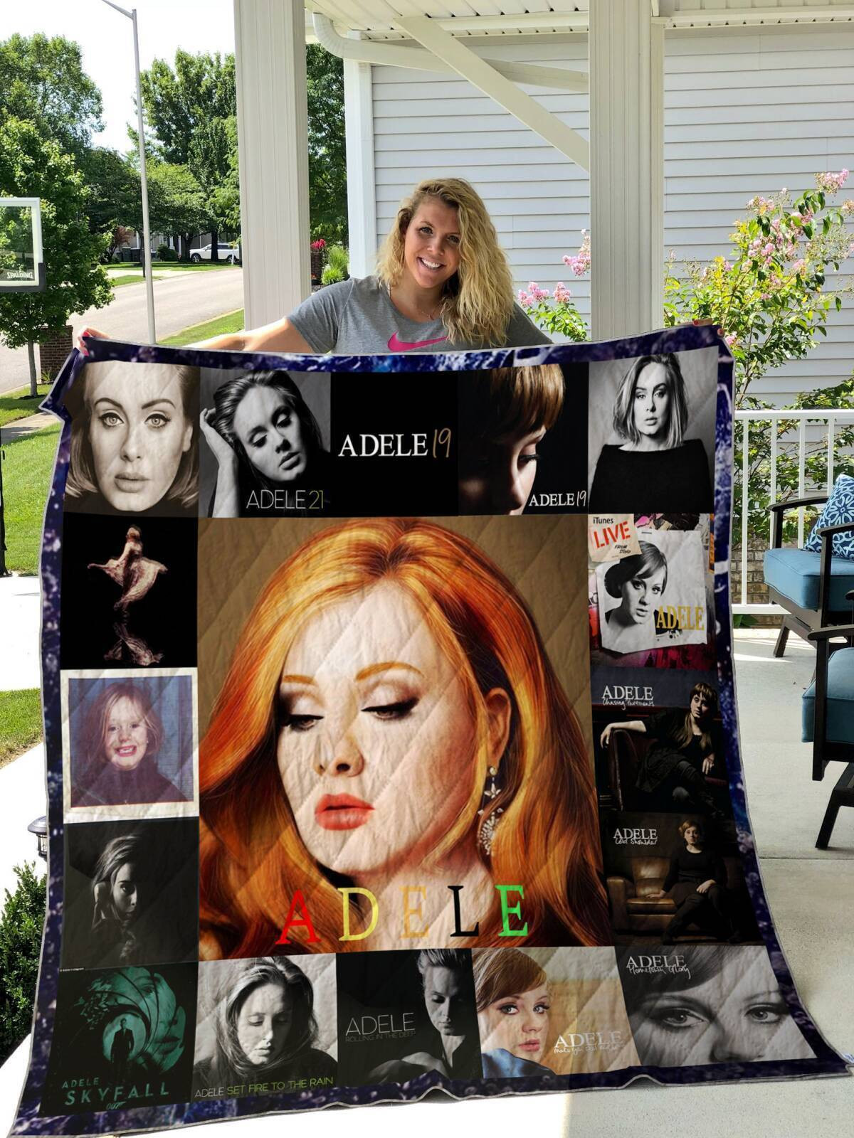 Adele Albums Music Thank You For The Memories 8K785 Gift Lover Quilt Blanket Ii0