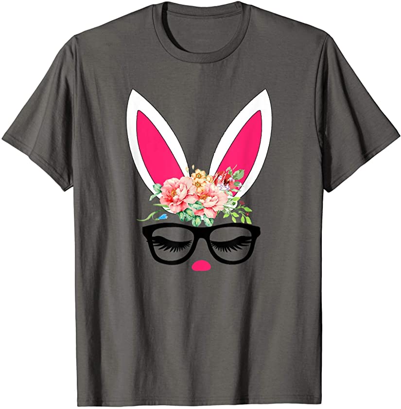 Cute Rabbit Easter Day Girls Kids Gift Funny Easter Day T-Shirt