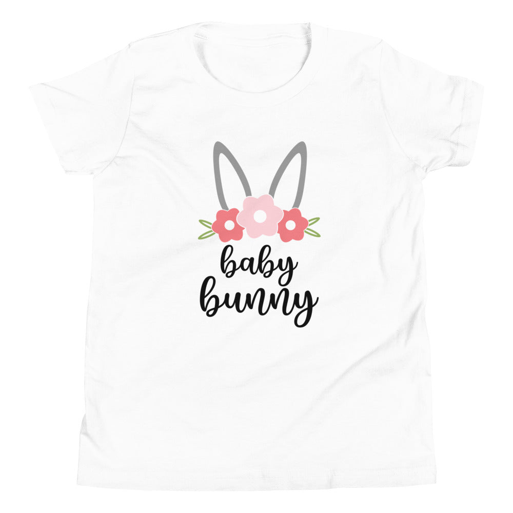 Baby Bunny Flowers Youth Tee